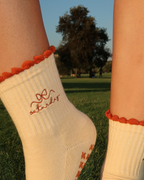 sunset saturday grip socks