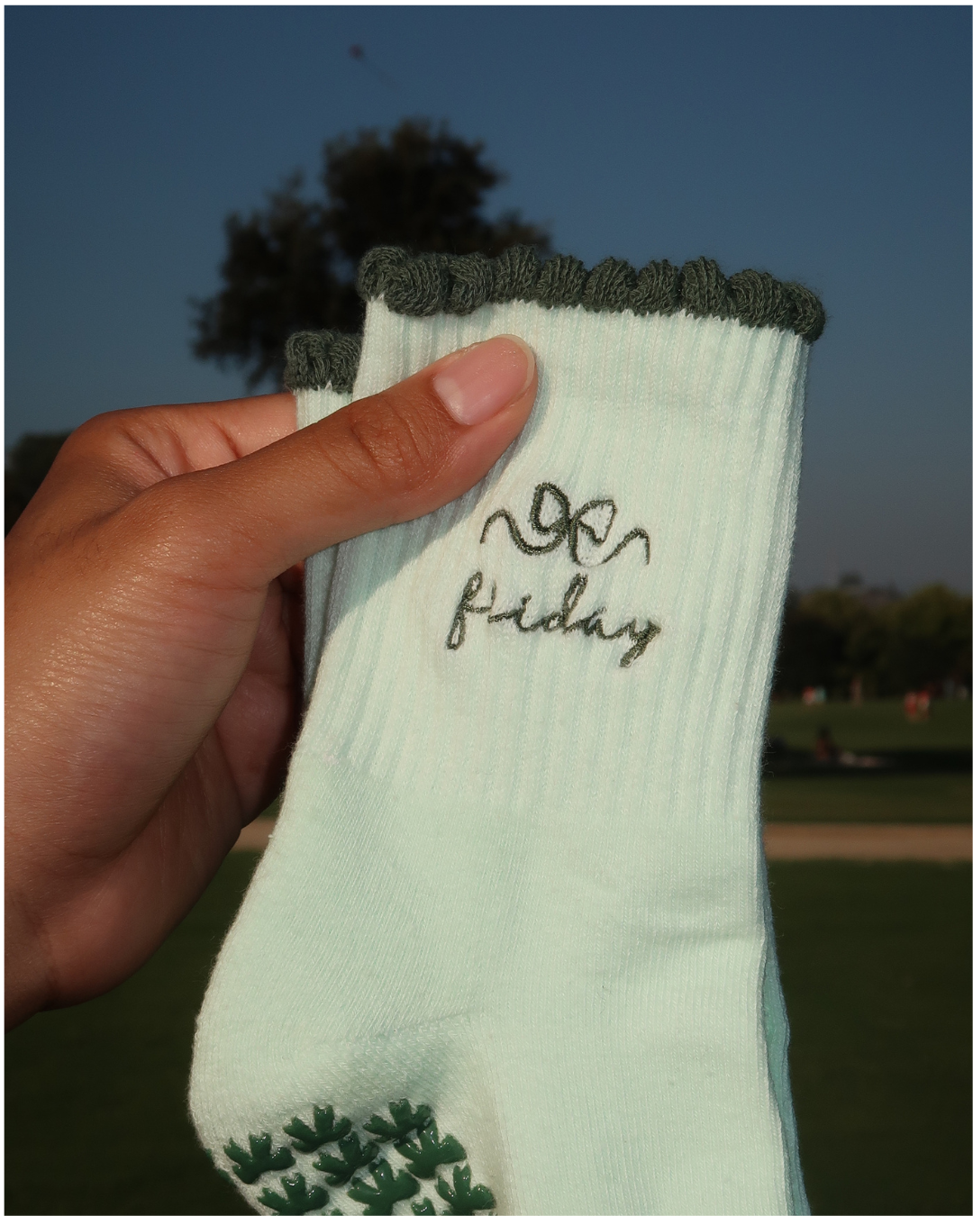 finally friday grip socks